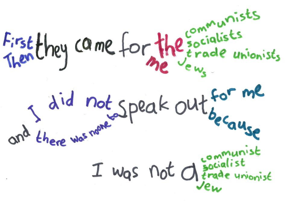 first they came for the communists ..